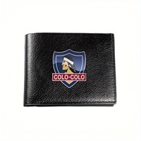 Colo-Colo Football Club Logo Design Stylish Wallet Business Mens Casual Elegant Simple Practical Quality Wallet Stylish Printing