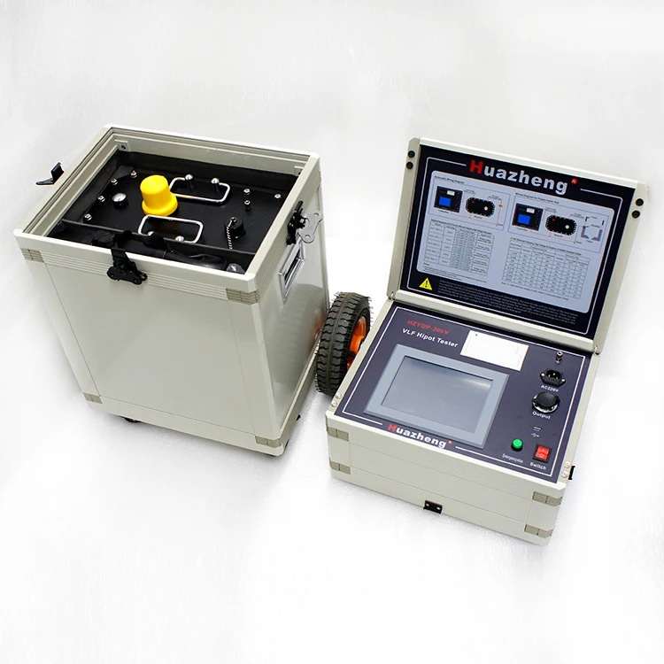 Huazheng  30/50/60/80KV VLF AC Hipot Tester Very Low Frequency Generator Withstand  Vlf  Test Set