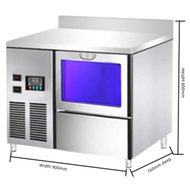 

2025 Настольная машина для медленноплавкого льда в форме полумесяца, коммерческая машина для магазина чая с молоком, бар, КТВ, автоматическая машина для льда в форме полумесяца