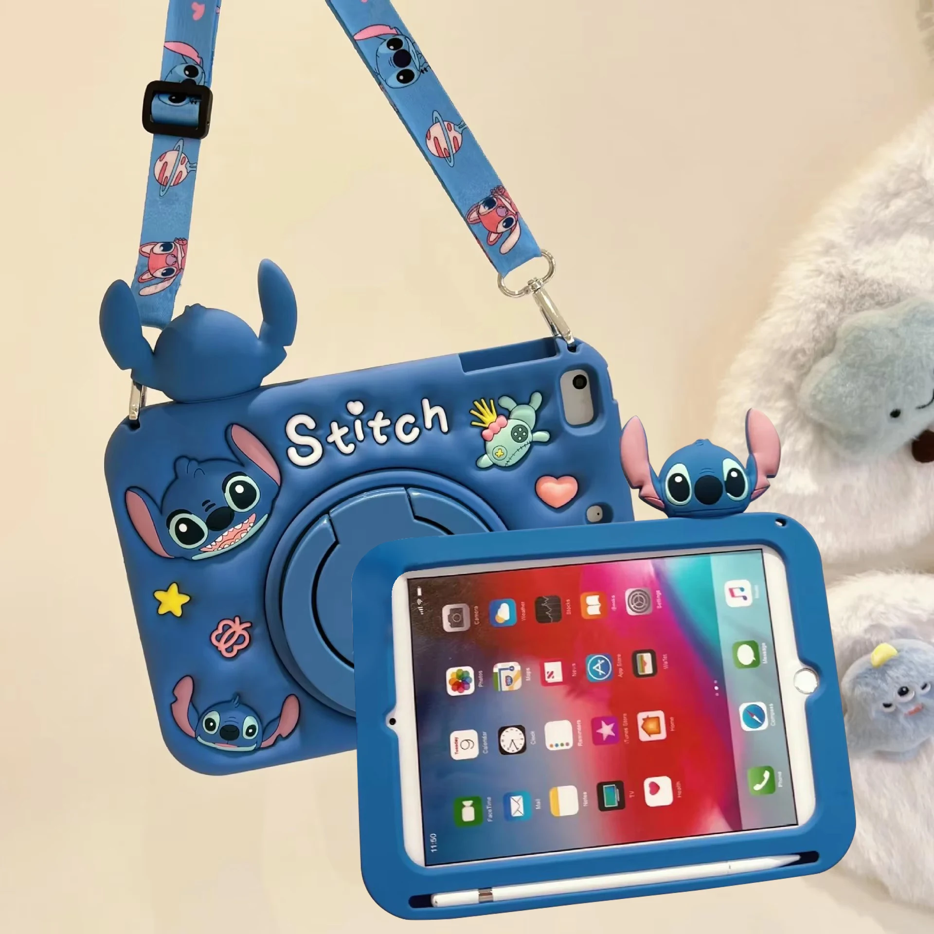 

Чехол Lilo Stitch для Xiaomi 5 5Pro 6 6Pro RedMi Pad SE 11 дюймов, мягкий силиконовый чехол-подставка для детей, чехол для планшета Redmi pad SE 11