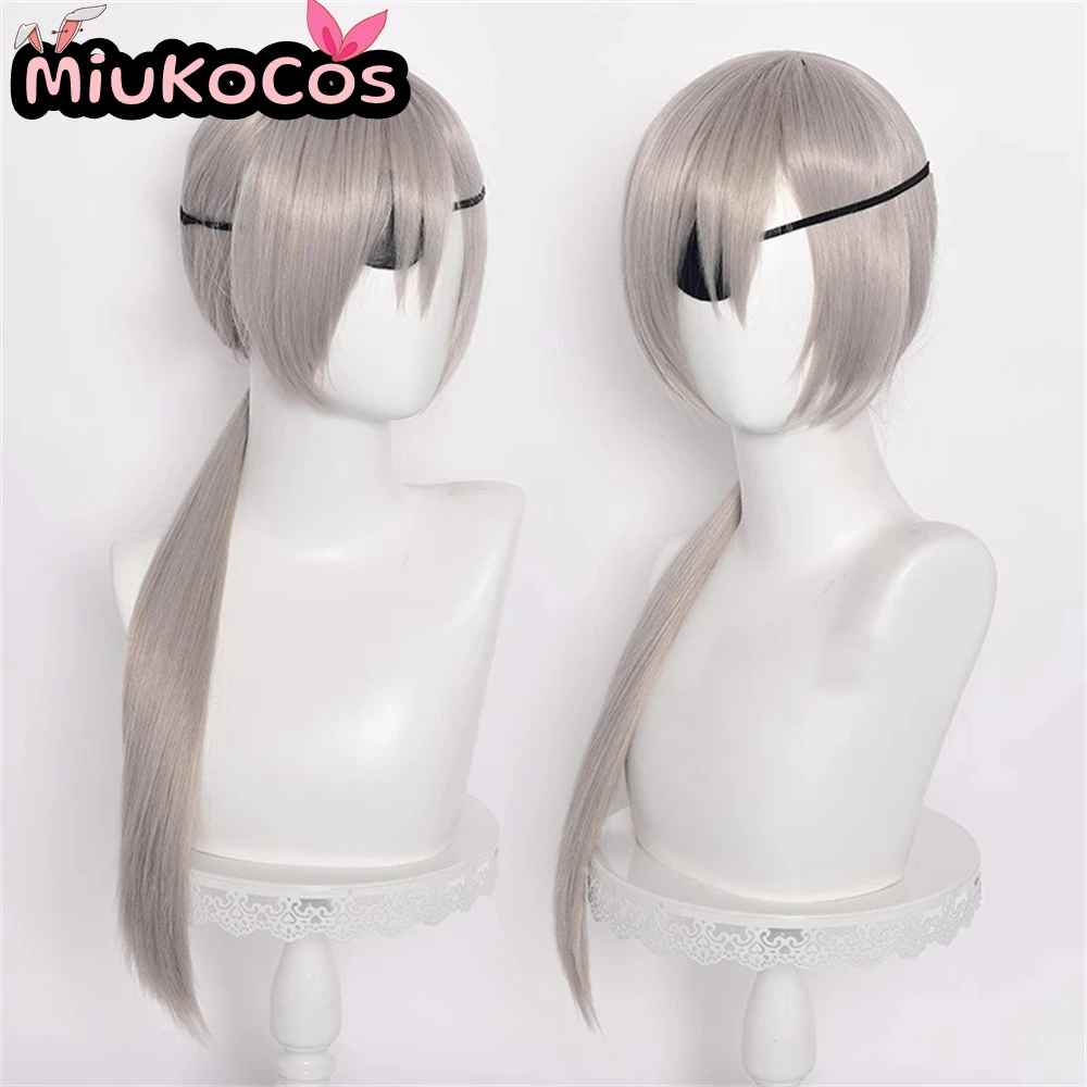 IN STOCK Quanxi Cosplay Wig with Eye Mask MiukoCosplay Anime Chainsaw Man Cosplay