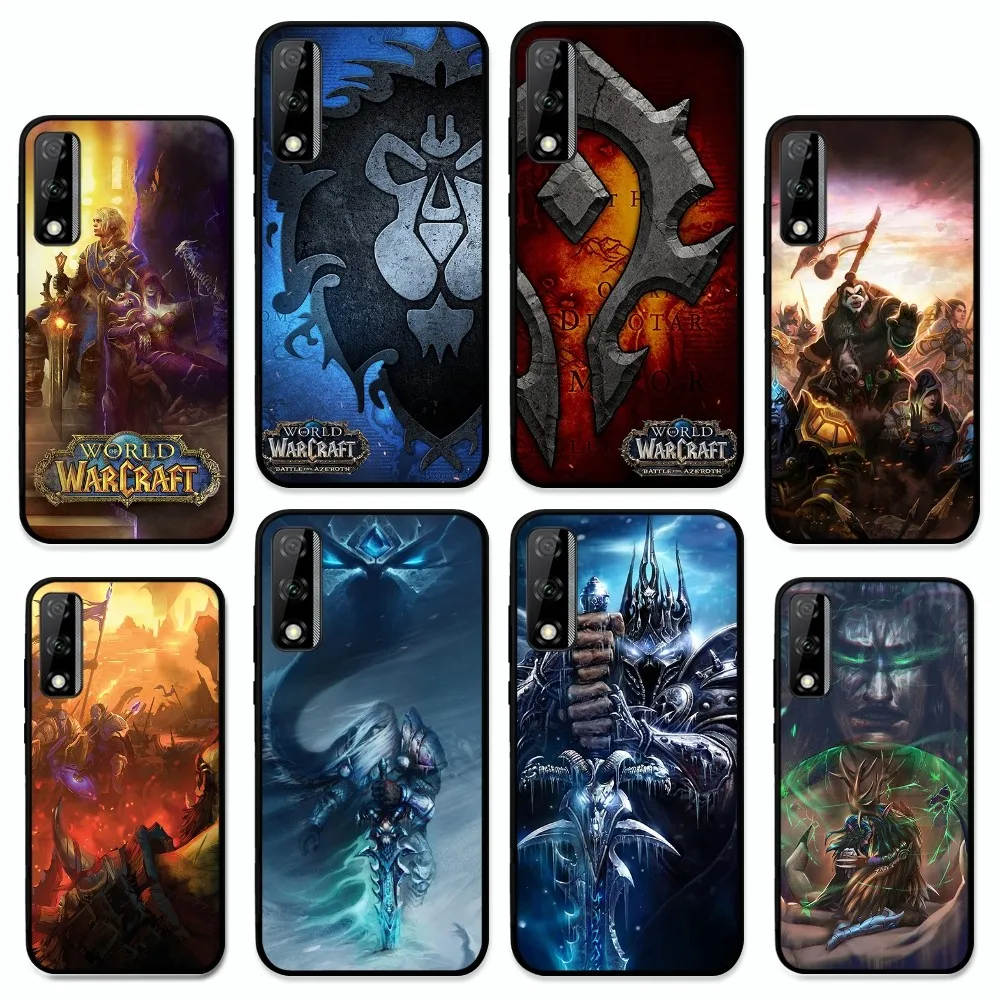 W-World Of W-Warcraft Phone Case For Huawei Y9 6 7 5 Prime Enjoy 7s 7 8 plus 7a 9e 9plus 8E Lite Psmart Shell