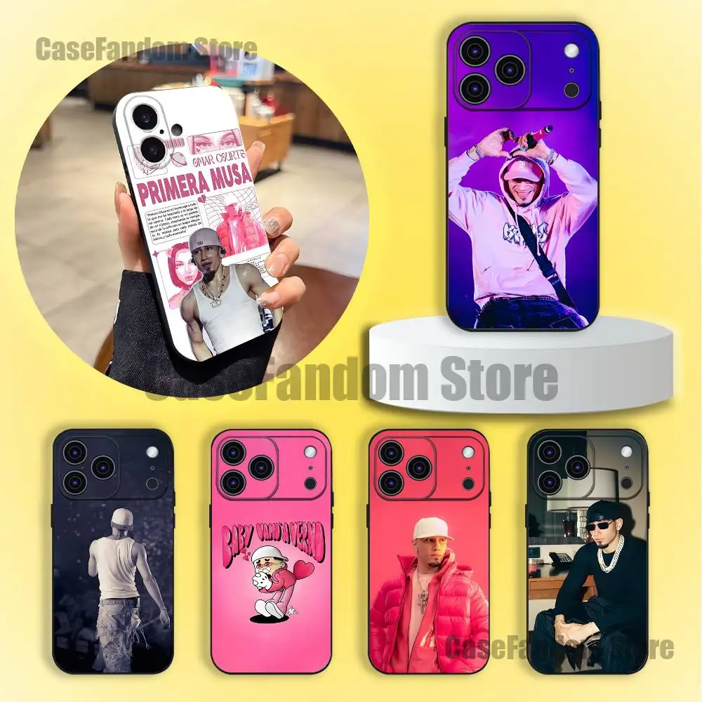 

Singer O-Omar Courtz Wear-resistant Phone Case For iPhone 17,16,15,14,13,12,11,Pro,Max,Plus Black Soft Cover