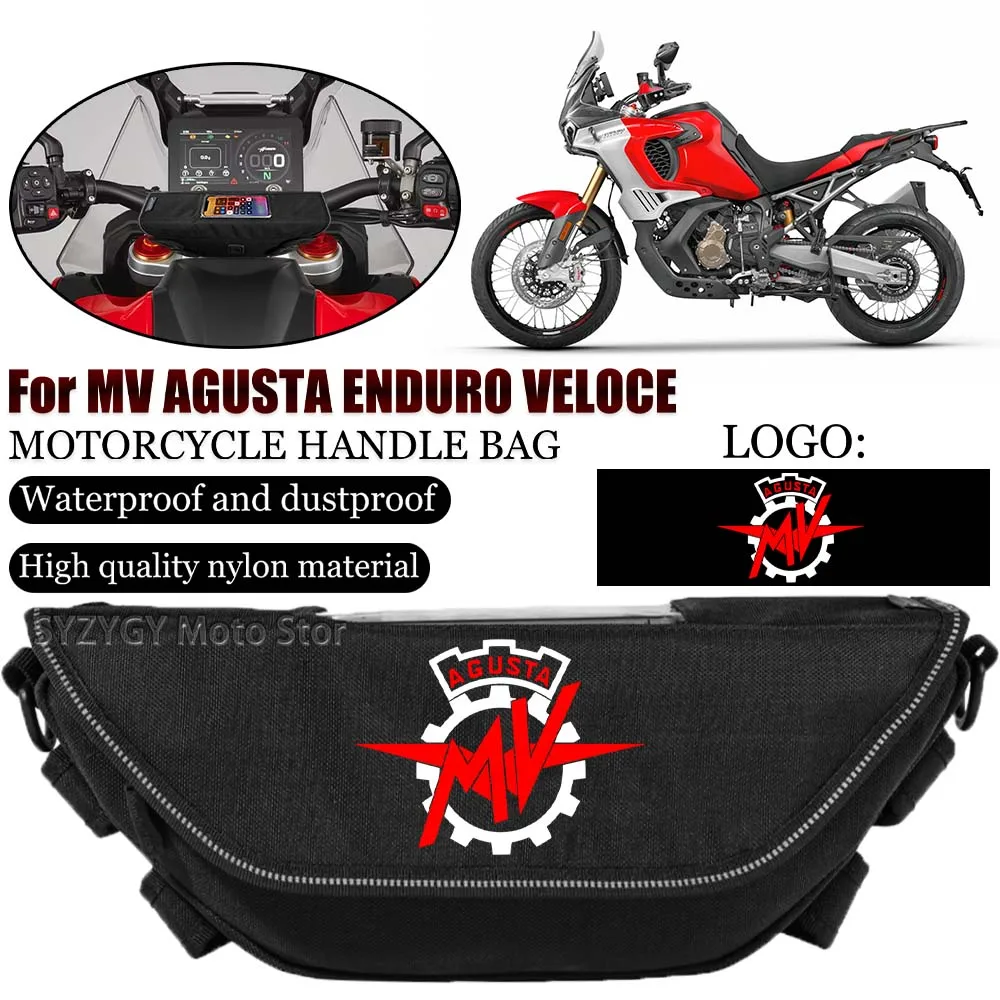 

For Mv Agusta enduro veloce Motorcycle handlebar bag rider bag waterproof and dustproof motorcycle bag riding bag