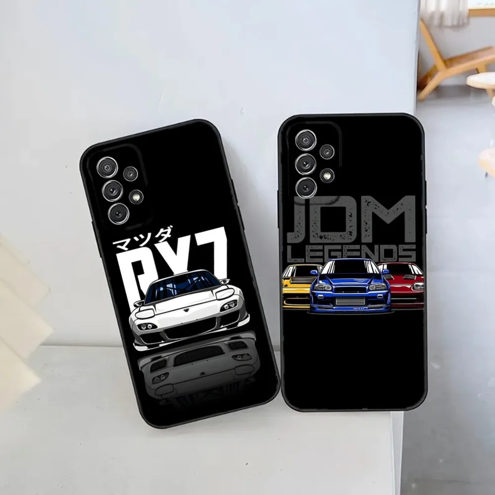 RX7 JDM Legends Cars Phone Case For Samsung S21,S22 Ultra,S20,S30 plus,S22 plus,S23,S30 ultra 5G Silicone Cover