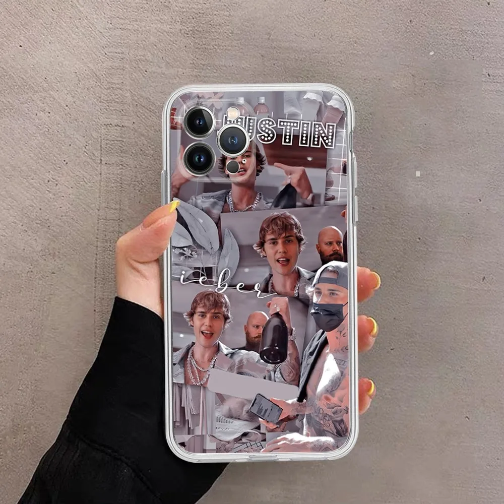 Classic J-Justin Biebers Singer Phone Case For iPhone 15 14 11 12 13 Mini Pro XS Cover 6 7 8 Plus X XR SE 2020 Funda Shell