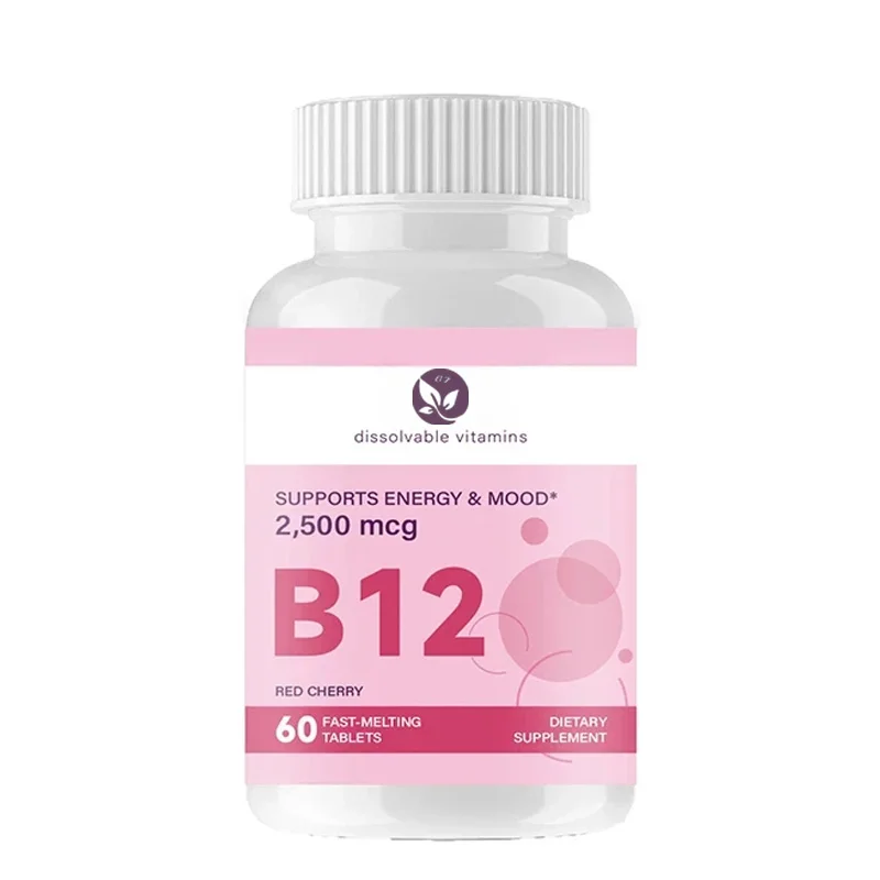 B12 Sublingual Vitamin 2,500 Mcg, Methylcobalamin, Sugar-free, 60 Pills