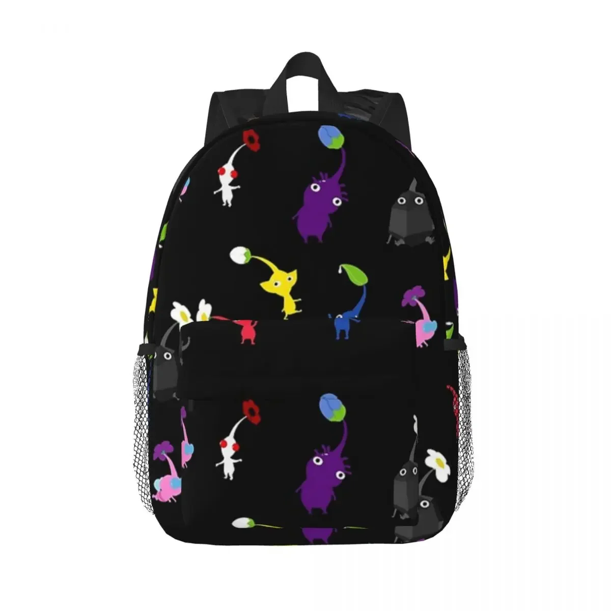 Pikmin Backpacks Boys Girls Bookbag Fashion Students School Bags Travel Rucksack Shoulder Bag Large Capacity