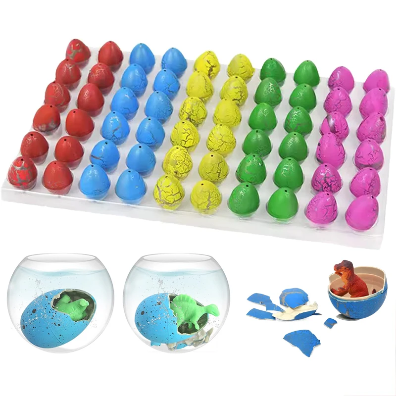 10/20 piezas huevo de dinosaurio mágico juguete para incubar crecer en agua huevos proceso de cría de animales juguetes educativos regalos divertidos 