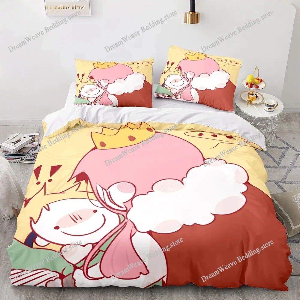 

New GeorgeNotFound Merch Ranboo Dream Bedding Set Boys Girls Twin Queen Size Duvet Cover Pillowcase Bed Kids Adult HomeTextiles