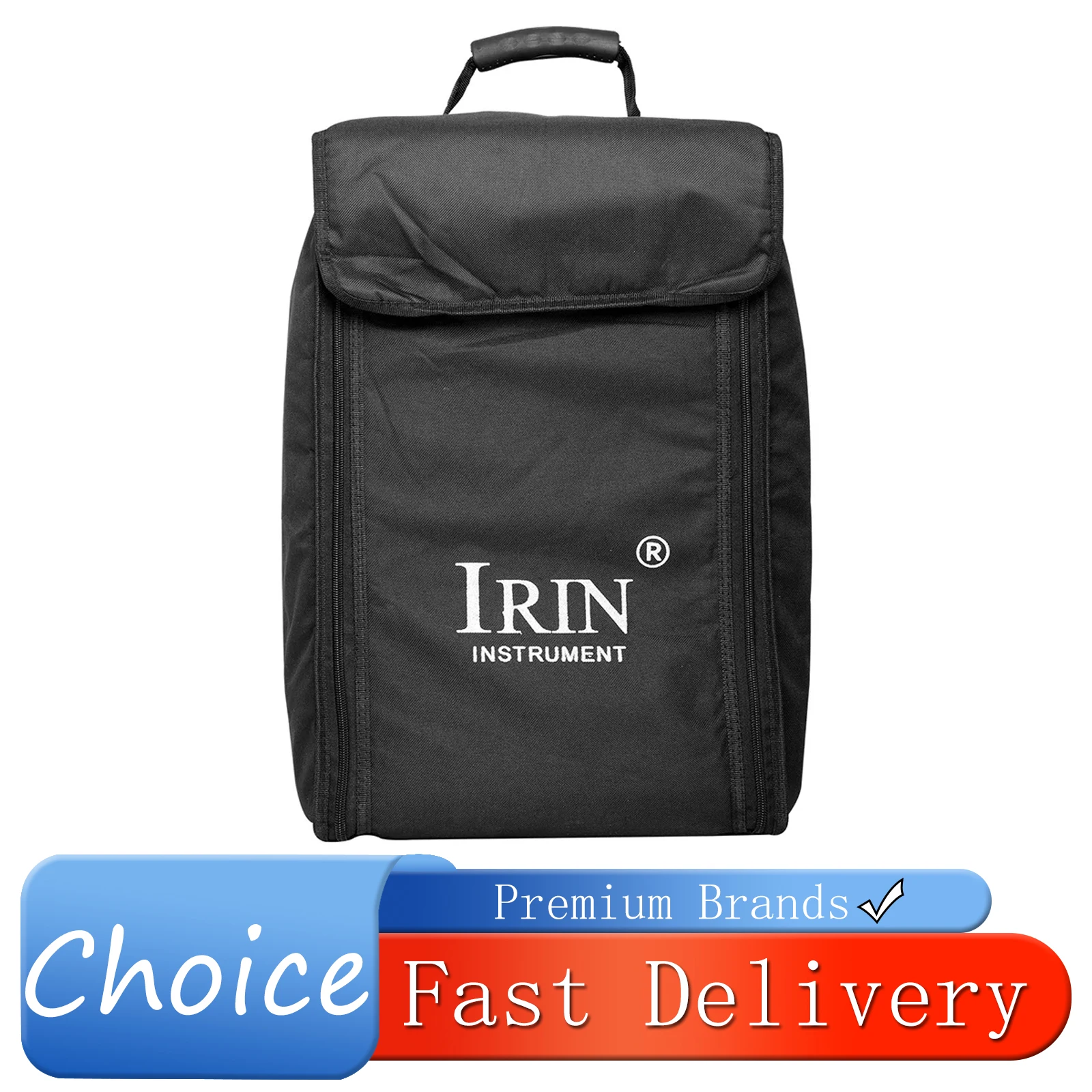 

Сумки для барабанов IRIN, утолщенные хлопчатобумажные сумки для ручных барабанов, утолщенная губчатая подкладка, ткань Оксфорд, металлическая сумка для инструментов на молнии