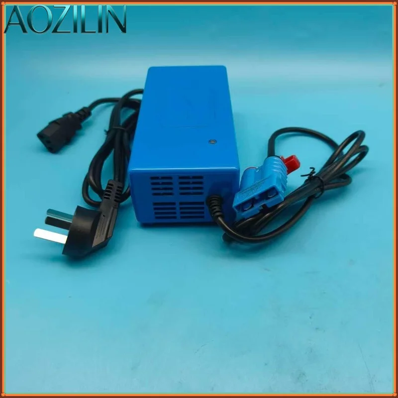 AOZILIN SWCH48V5A Forklift External Charger,48V 5A Blue Connector Power Supply for PWB20 Electric Pallet Truck Replacement
