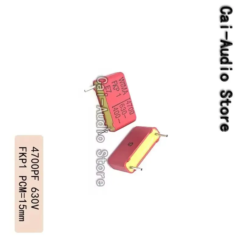 2PCS/5PCS/10PCS/Lot Brand NEW Germany WIMA FKP1 630V 4700PF 630V472 4.7NF Film Capacitor 472 630v4700PF Pitch15mm FKP1J014704B00