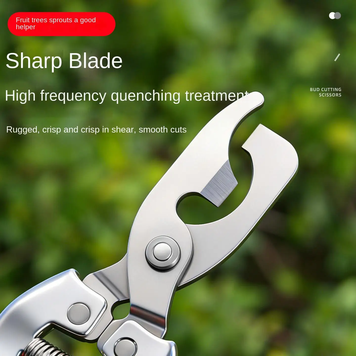 Horticultural Bud-promoting Tool girdling shear Multifunctional 2-headed Bud-notching Shears Pruning Shears Hand Pruner Clippers