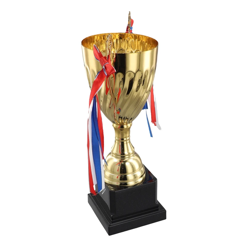 11.4Inch Gold Trophy Cup For Sports Meeting Competitions Soccer Winner Team Awards And Competition Parties Favors