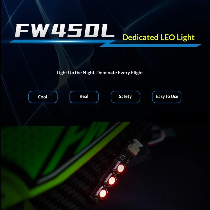 Flywing Fw450l Led Status Indicator Light, Night Navigation Light, Wired Flashing Super Bright Color Light, Self Modified