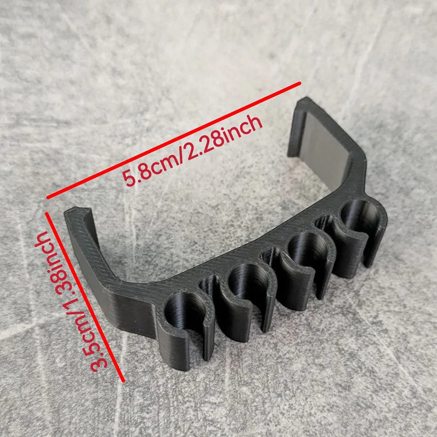 Compact 3D Printed Bit Arrangement Rack, Single Piece Practical Screwdriver Bit Holder for Daily Repair Work