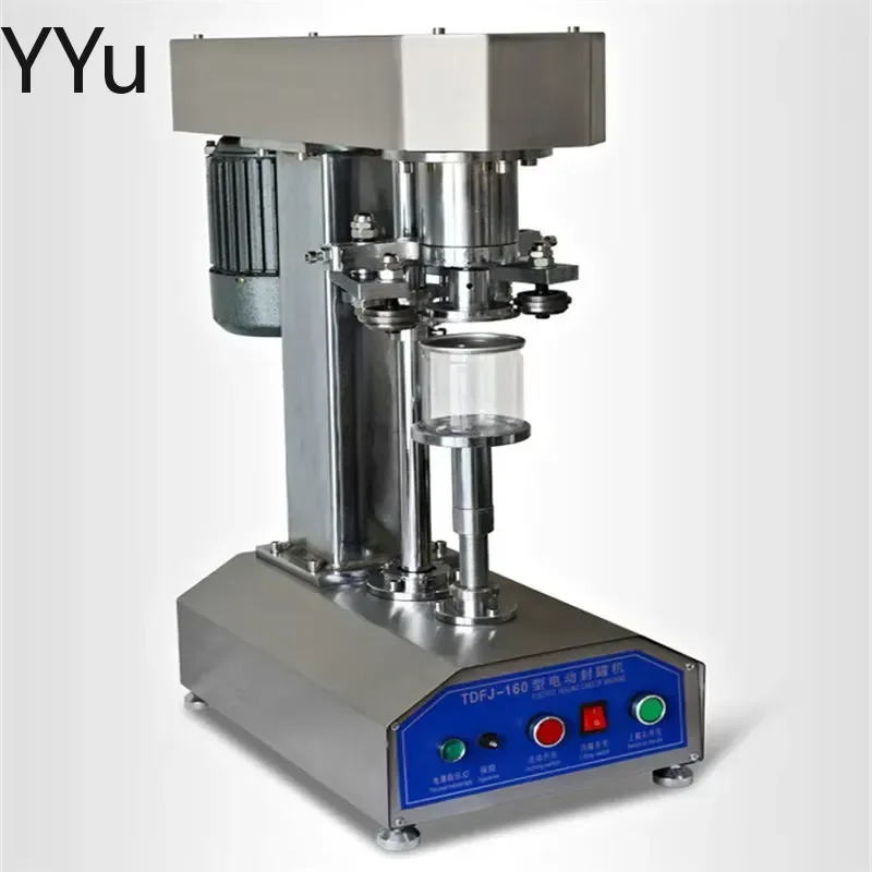 for Tabletop Semi Automatic Beer Bottle Packaging Machine Tin Aluminum Can Sealing Seaming Equipment Home Brewing Tool