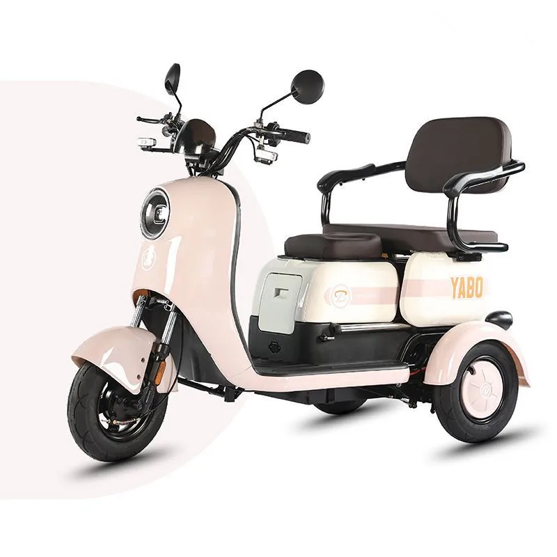 

Electric Tricycle for Adults & Seniors, 3-Wheel Mobility Scooter, 500W Motor, 40-60KM Range, Foldable Seat, LED Lights