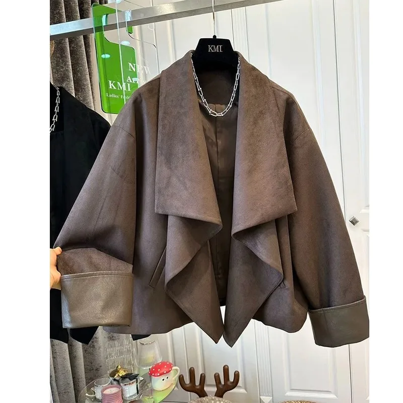 

Loose Fit plus Size Jaet Autumn Winter Men Women Faionable Slimming Top Casual Comfortable Outerwear Polyester Fiber