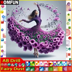 HOMFUN Fairy Dust AB Full Diamond Embroidery