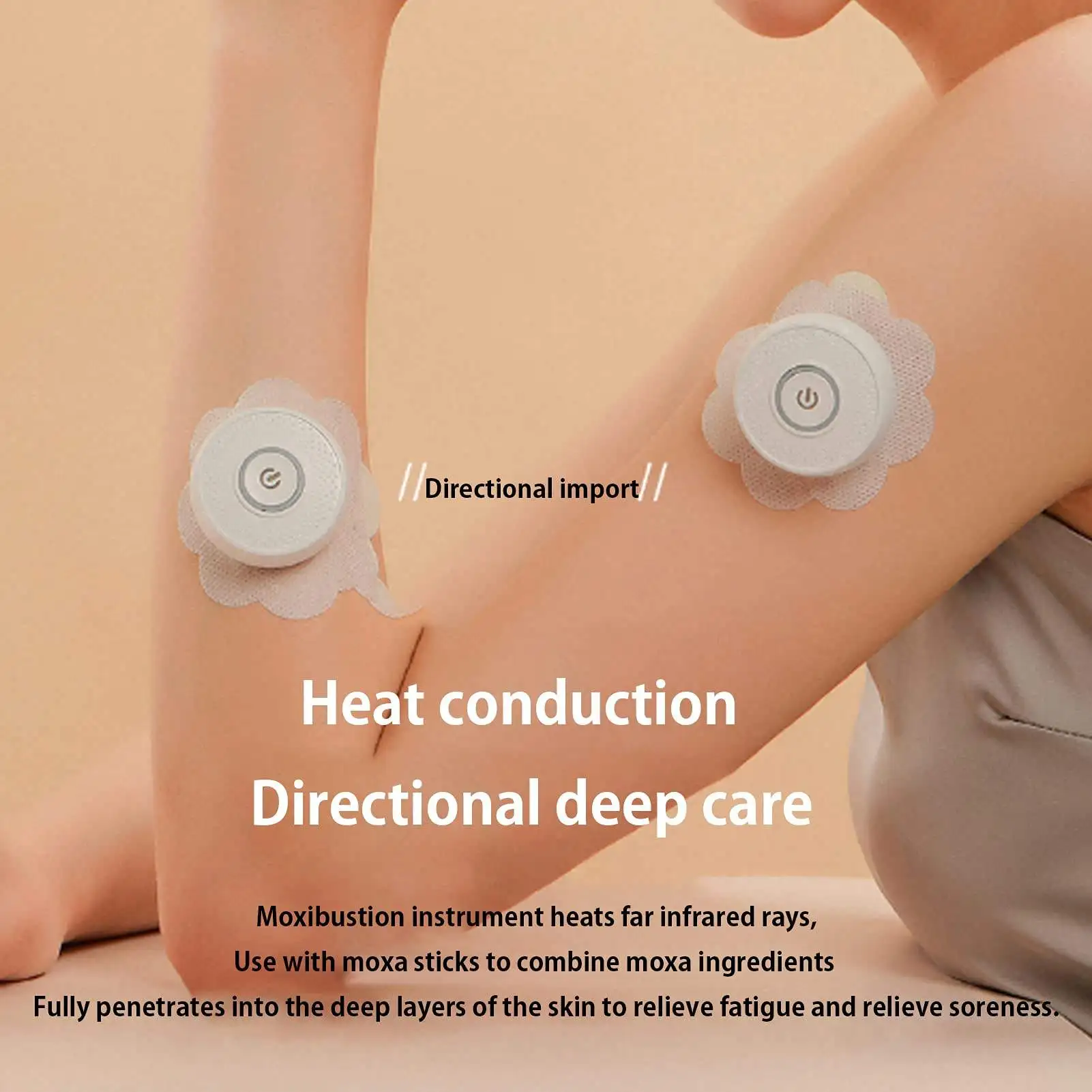 Moxibustion Device Electric Charging Intelligent Moxa Physiotherapy Electric Moxibustion point Massage Smokeless Graphene Health