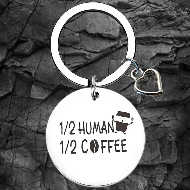 Funny Coffee Keychain Mother Daughter Key Rings Bonus Mom Gifts best mama gift