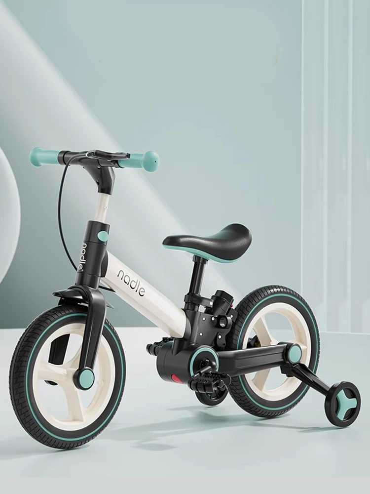 AliExpress NONE Children's bicycle balance bike 4-in-1  1-6-year-old girl boy pedal folding bike