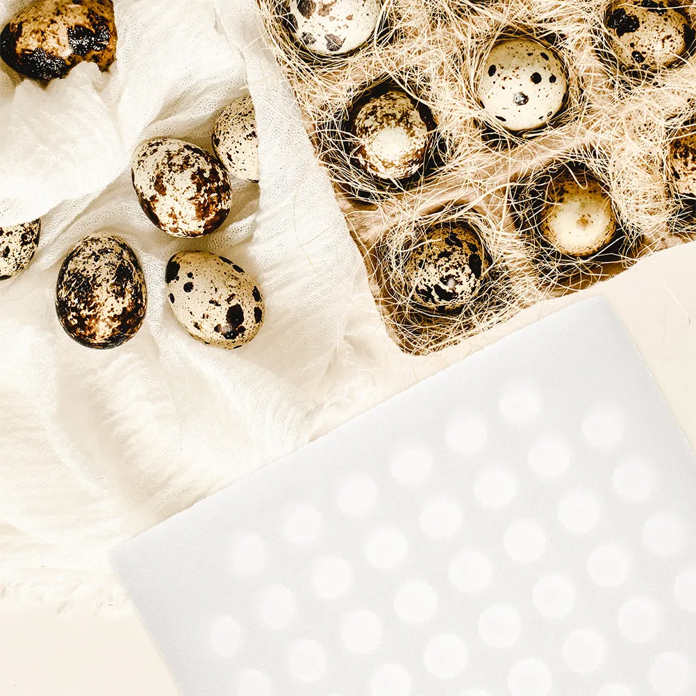 2Pcs Quail Egg Foam Tray 52-Grid Thickened Sturdy Egg Shipping Packaging Holder for Fresh Eggs Protection Transport Storage