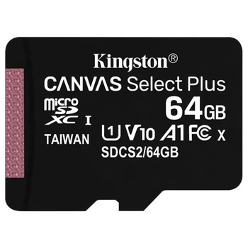 Kingston Geheugenkaart Micro SD-kaart 32GB 64GB 128GB 256GB 512GB TF SDCS2 A1 100MB/S Lezen Snelheid Class10 Flash Kaarten SD