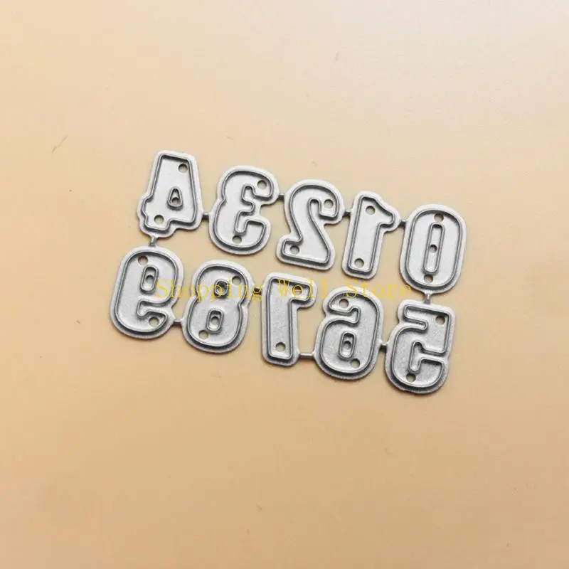 KX4B 번호 절단 다이 DIY 에칭 크래프트 다이 수제 능력 개발