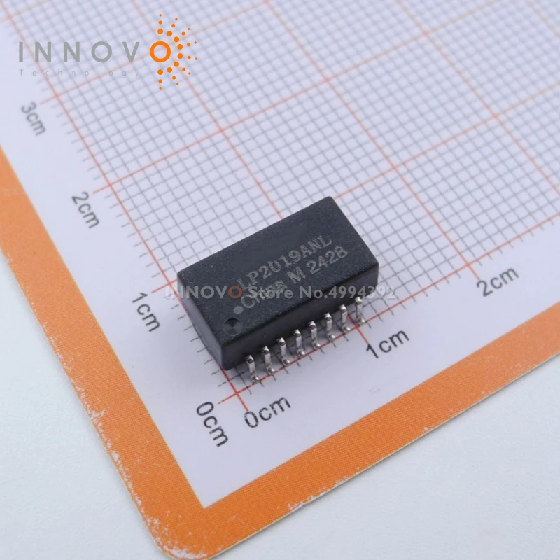 10pcs/lot LP2019ANL TRANSFORMER POE 720mA XFMR 1CT:1CT 350UH 10/100 BASE-T SMD16 New Original
