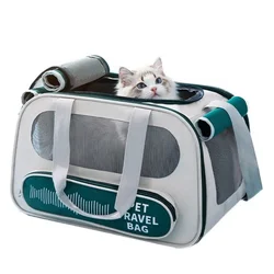 Pet Carrier Cat Breathable Pet Backpack Outdoor Cat Bag Camping Kitten Bag
