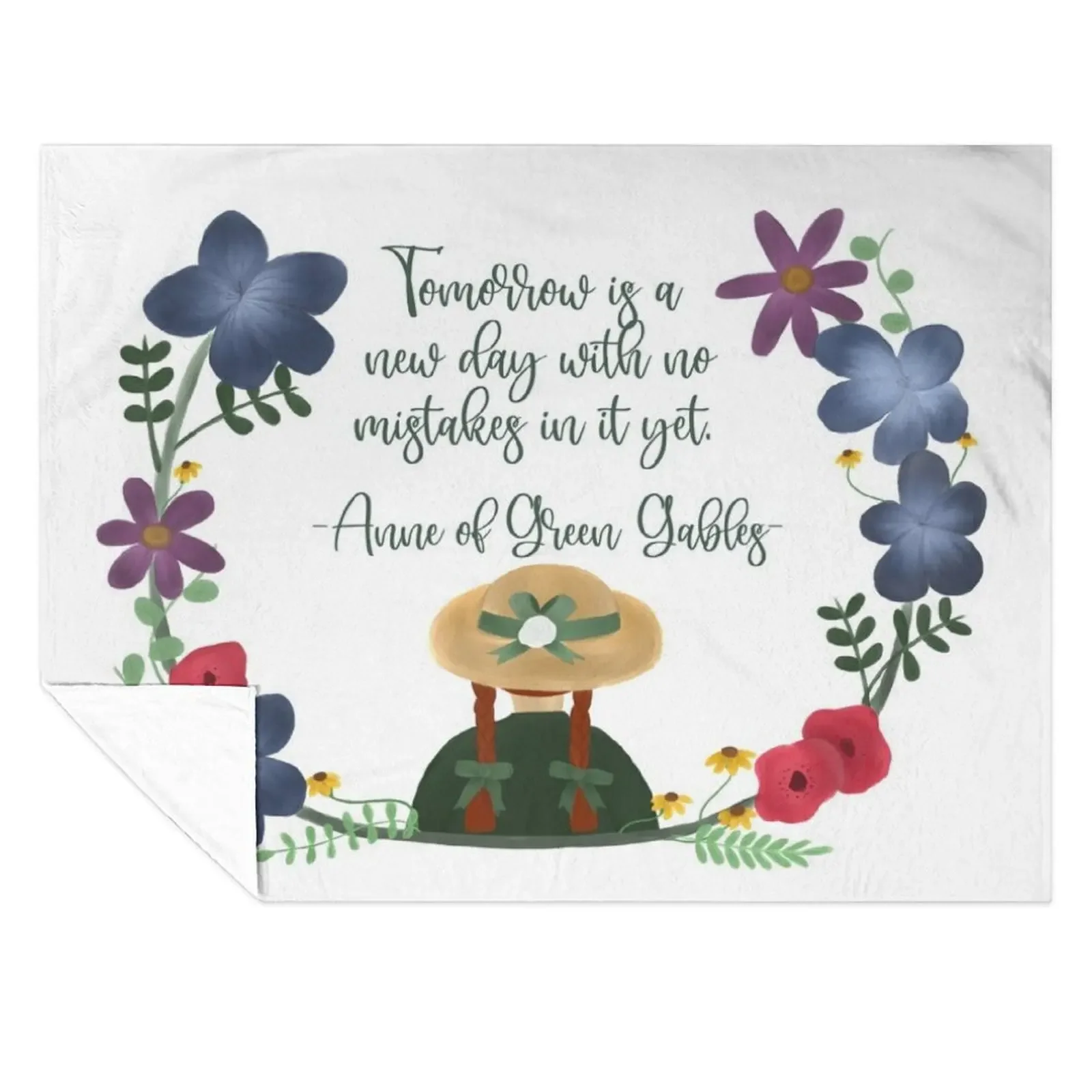 

Anne of Green Gables Throw Blanket Thermal Vintage Luxury Throw Camping Blankets
