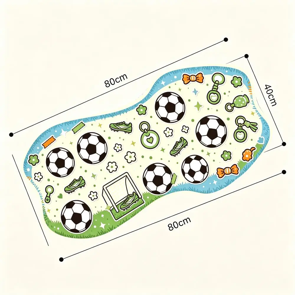 Anime Mouse Pad with Sport Basketball Soccer Skateboard Design Dynamic Table Mat for Gaming And Bedroom Learning Corner Decor