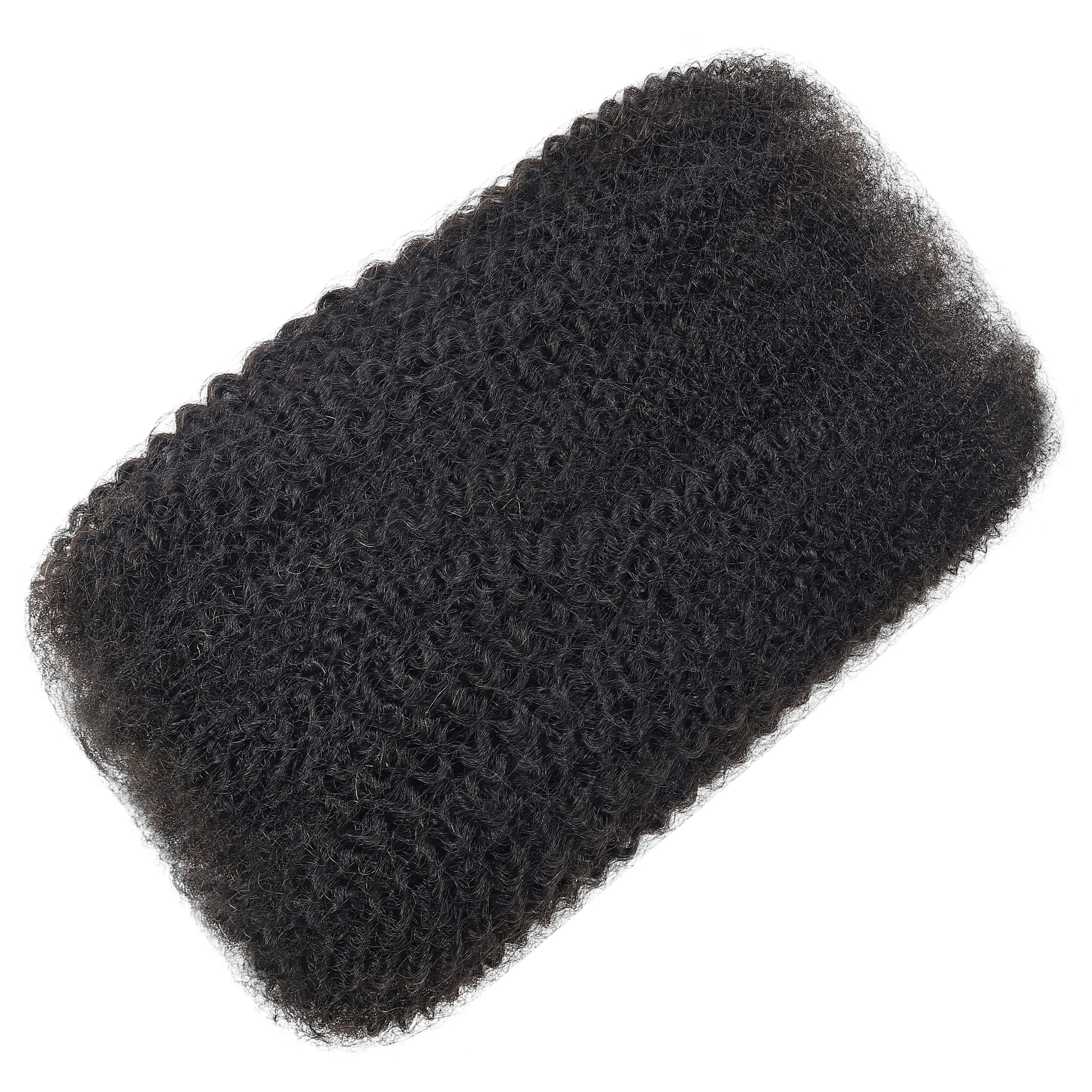 ANNA 50g/pack Easy to Install 100% Human Hair Afro Kinky Pre-stretched Bulk Hair for Natural Hairstyle/ Daily Use/ Natural Look