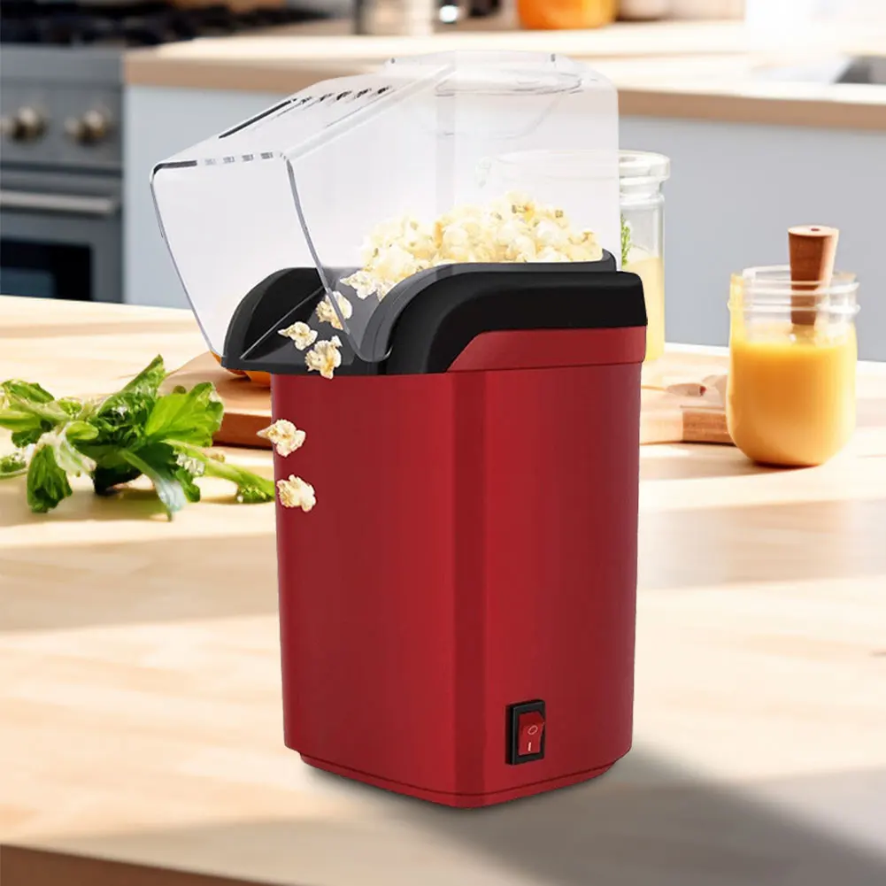 Fully Automatic High Popping Rate Electric Air Popcorn Machine for Healthy Home Snack Preparation