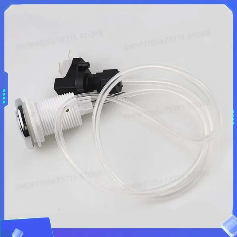 for 250V 16A Bathtub Spa Waste Garbage Disposal Self-Lock Air Switch Push Button 32mm On Off Push Air Pressure Button Switch