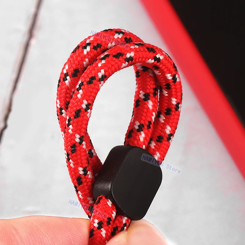 Red Blue Adjustable Mobile phone Strap Wrist Lanyard For iPhone Samsung HUAWEI XIAOMI USB Flash Drives Keys Keychains Camera Key