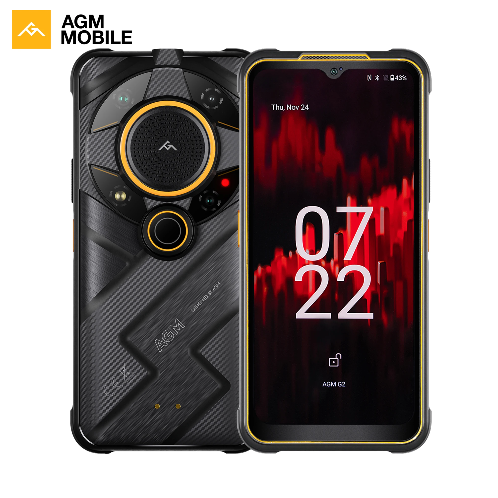 [RTS] AGM G2 7000mAh GPS Rugged Android Phone With Nfc Mobile Phone Rugged Phone Rugged Smartphone