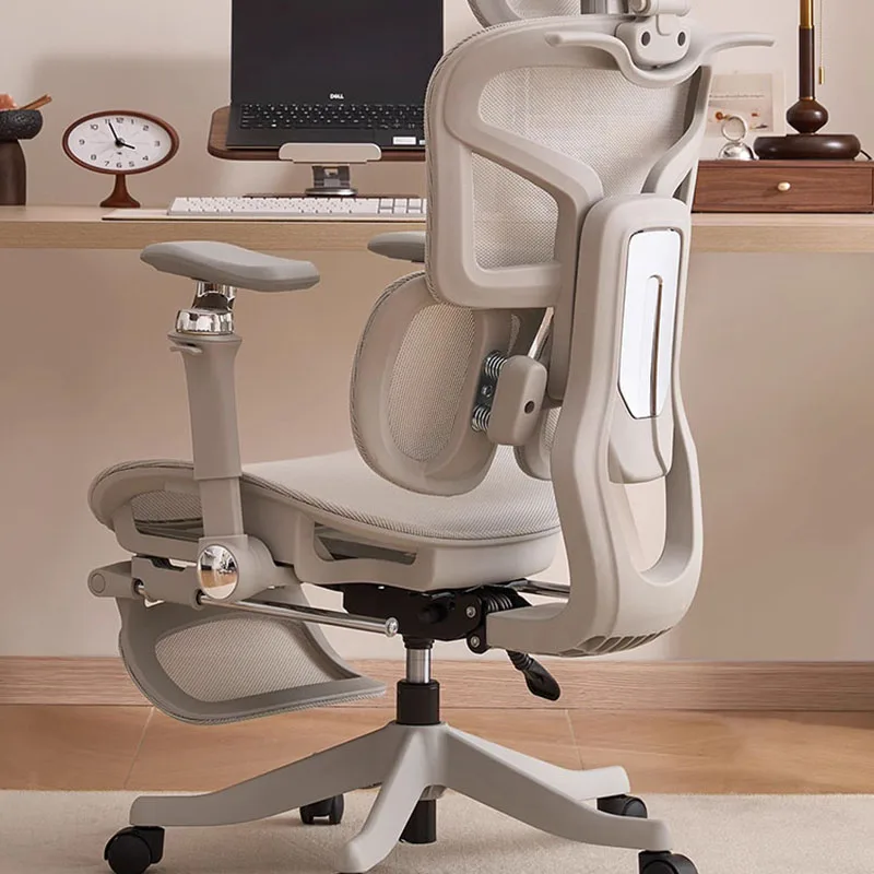 Ergonomic Massage Full Body Office Chair Luxury Lounge Mobile Swivel Tourist Office Chair Arm Footrest Mobilya Trendy Furniture