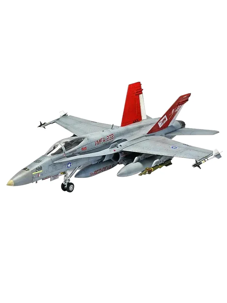 Akademie montiert flugzeug modell kit 12520 american f/a18a VMFA-232 kämpfer 1/72