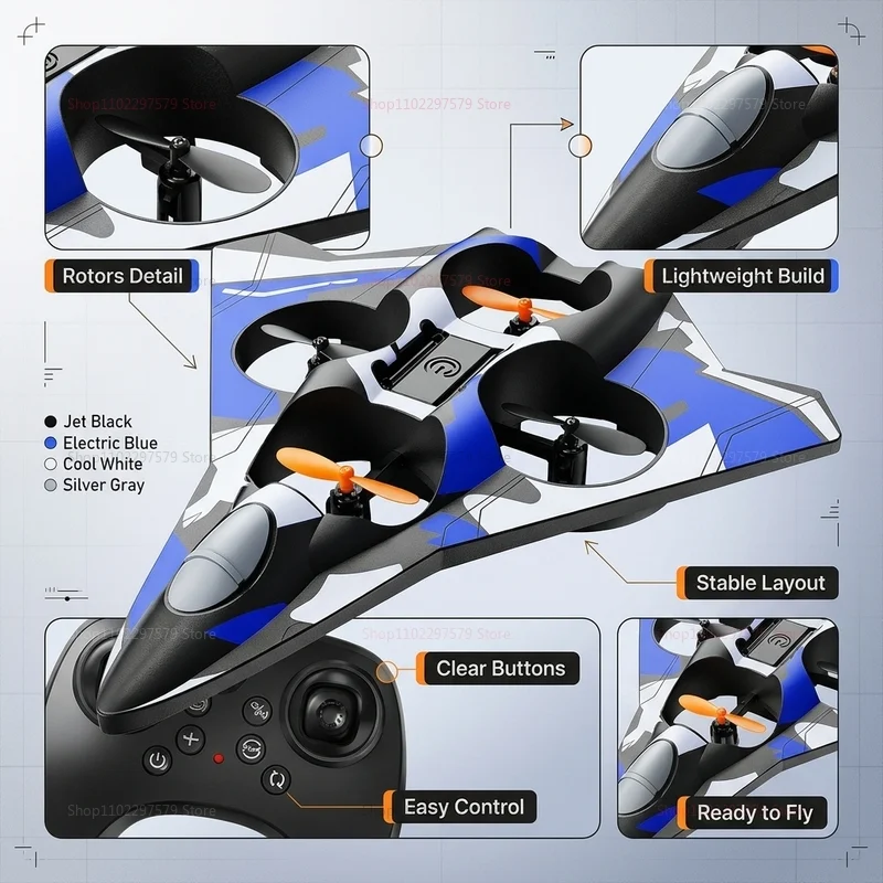 2. Generation L3 Kampfjet-Quad – Drone Ky102 Rc Bewertung und Preis
