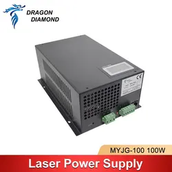 Myjg 110 w co2 laser netzteil 220/v mit bildschirm für 80w w co2 laser rohrs ch neiden laser gravur maschine