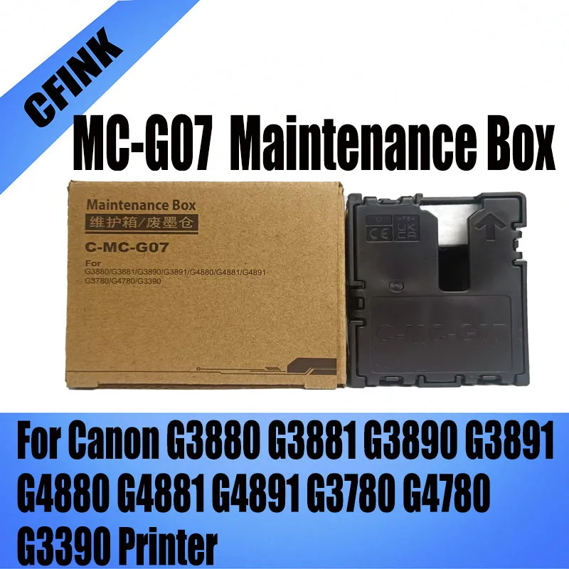 

MC-G07 Maintenance Box MC G07 Maintenanc Tank For Canon G3880 G3881 G3890 G3891 G4880 G4881 G4891 G3780 G4780 G3390 Printer