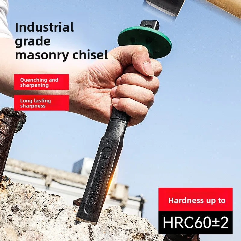 

Плоское долото для кладки, инструмент для бетона, разделитель цементного камня, хром-ванадиевая сталь, сверхмощная обработка древесины