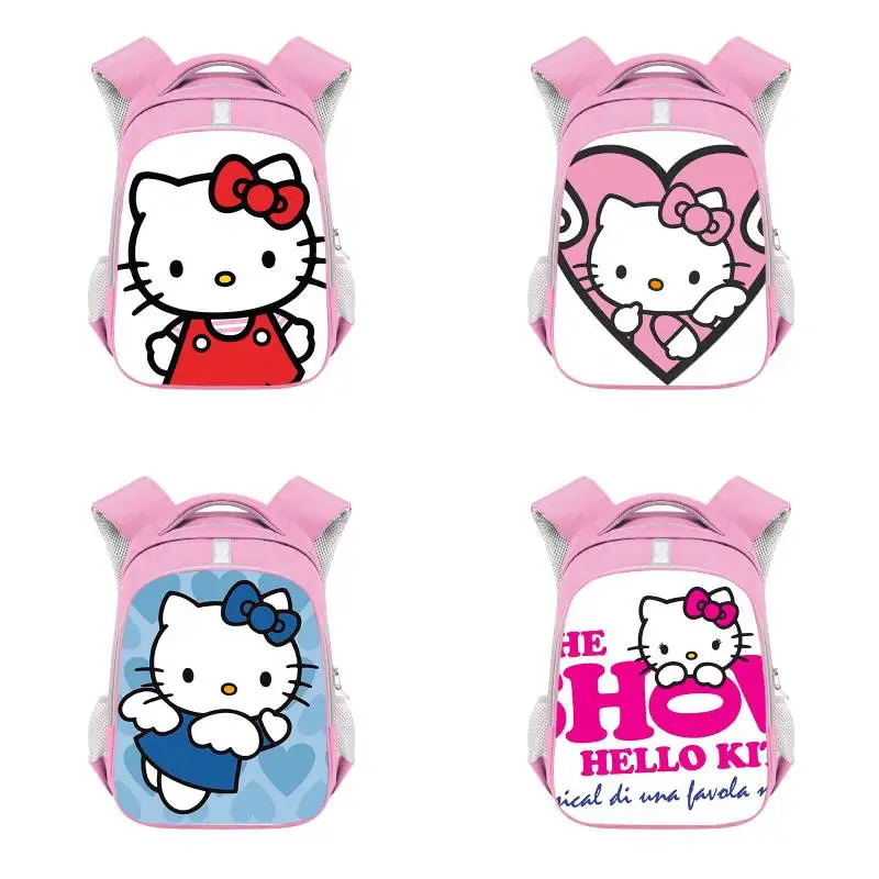 

Sanrio New 2025 Backpack HelloKitty School Bags Cartoon Anime Peripheral Cute Student Backpack Teenagers Birthday Festival Gifts
