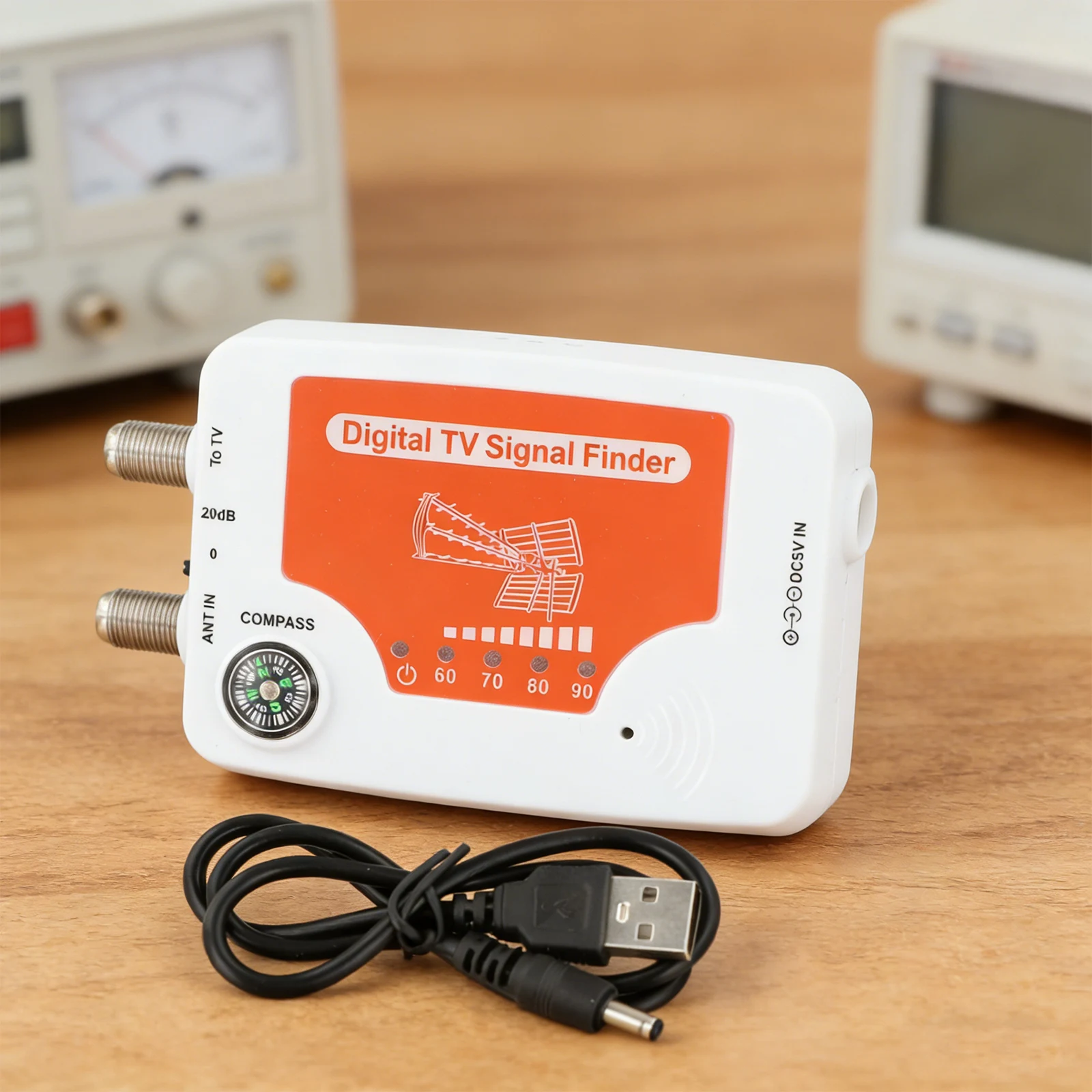For Digital Signal Detection 112 * 67 * 23mm Antenna Signal Seeker Signal Strength Detector Industrial-Grade Design