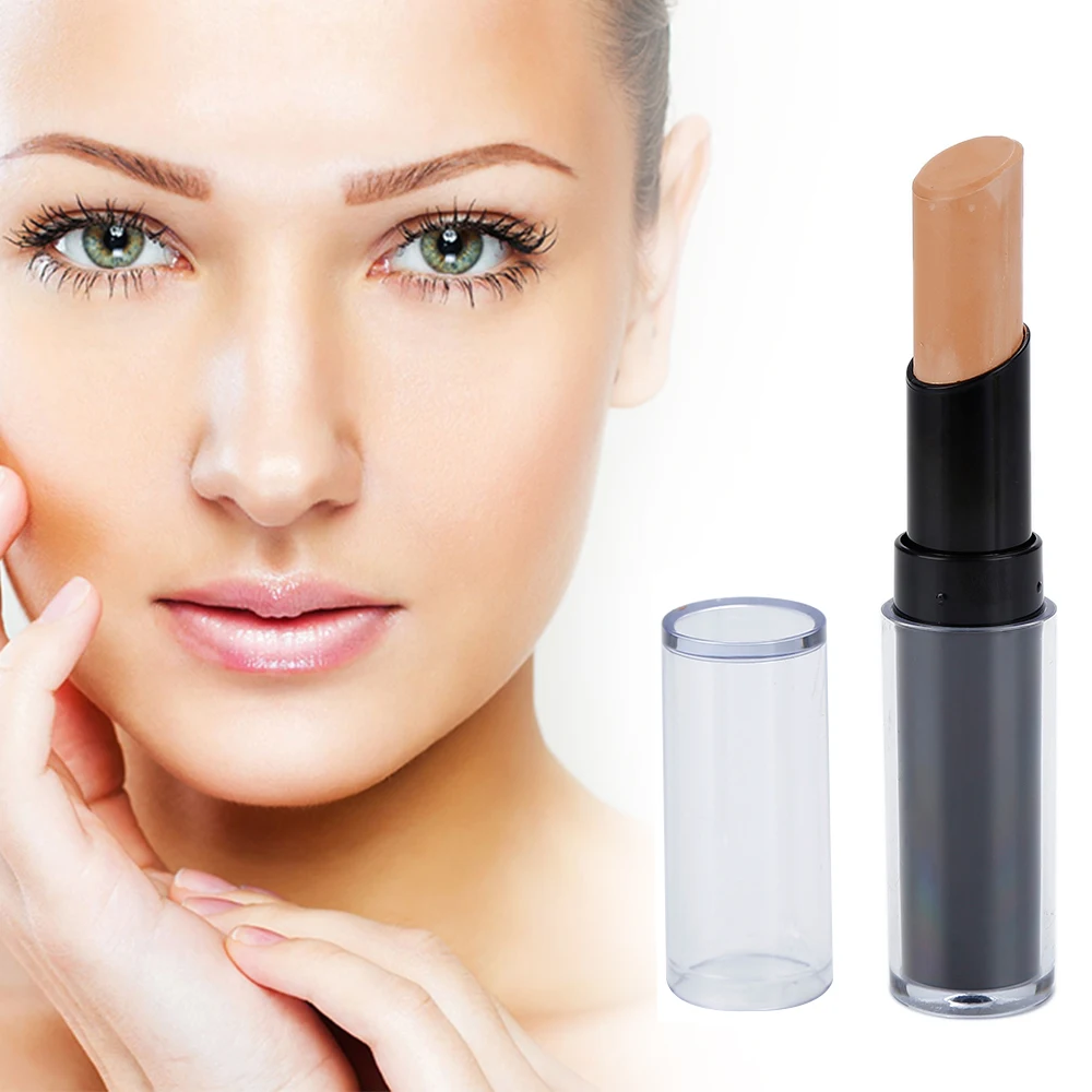 Face Concealer Stick Cover Eye Bags Dark Circles Spots Acne Marks Concealer Lasting Waterproof Women Daily Facial Contour Makeup