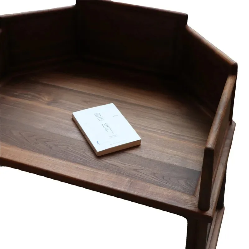 New Chinese Zen Chair, Leisure Chair, New Chinese Black Walnut Chair